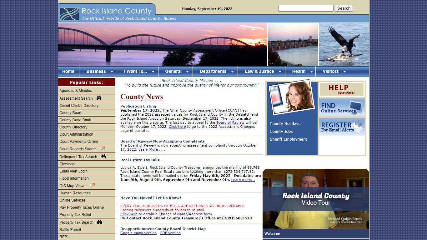 Rock Island County Home Page